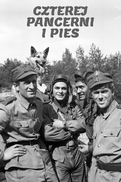 Czterej pancerni i pies - plakat serialu online