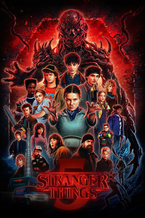 Stranger Things - plakat serialu S05E07